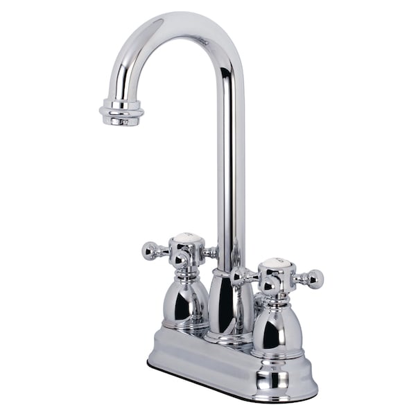 4" Centerset Bathroom Faucet, Chrome